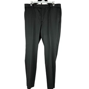 APT. 9 Mens Extra Slim Fit Dress Pants 33x32 Black 98% Polyester 2% Spandex